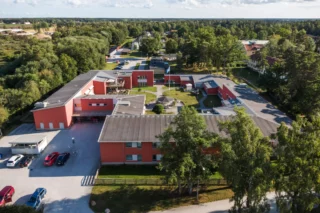 Flygfoto på äldreboende